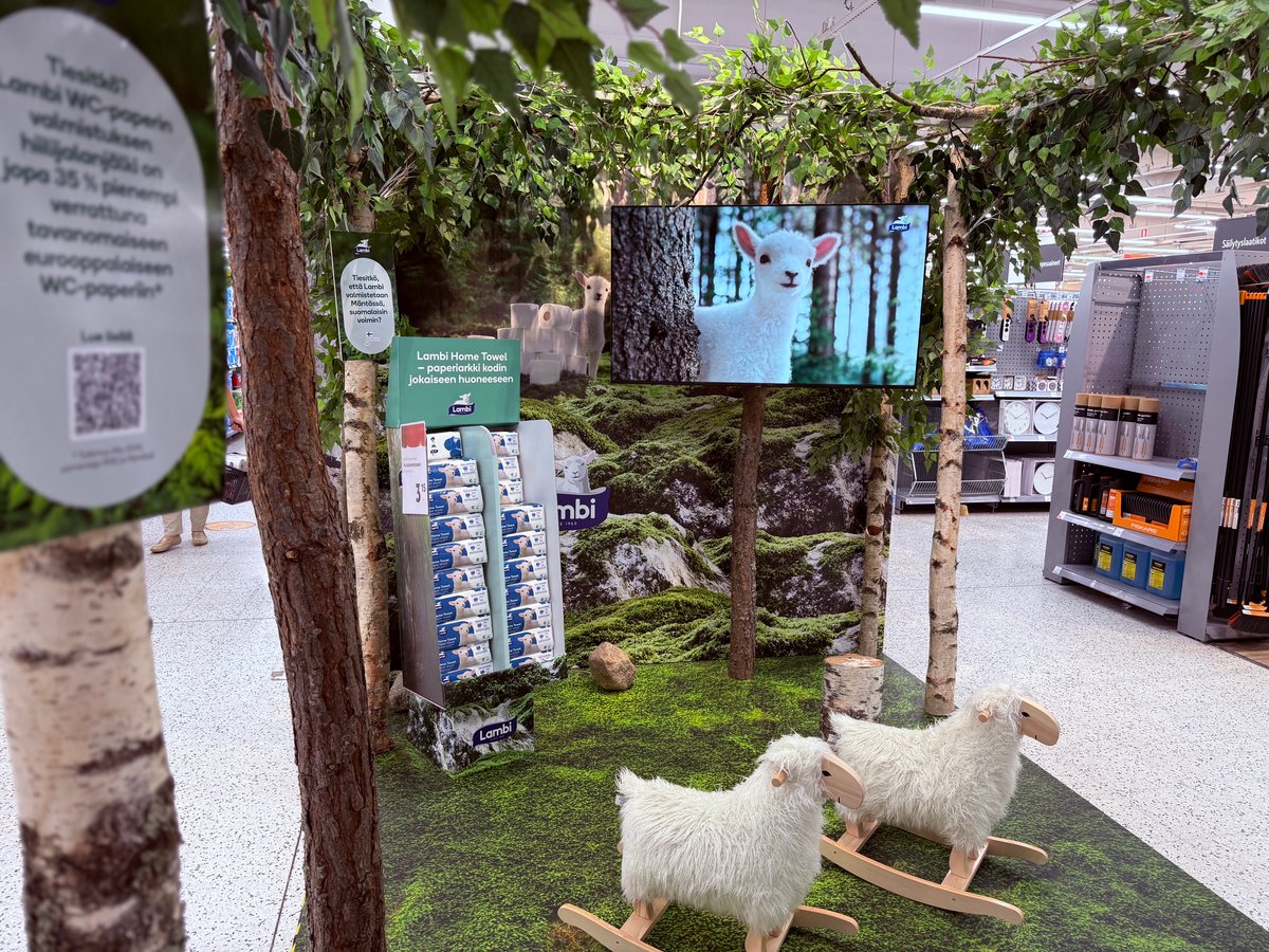 Bringing the Forest Indoors: Lambi Shop-in-Shop in K-Citymarket stores