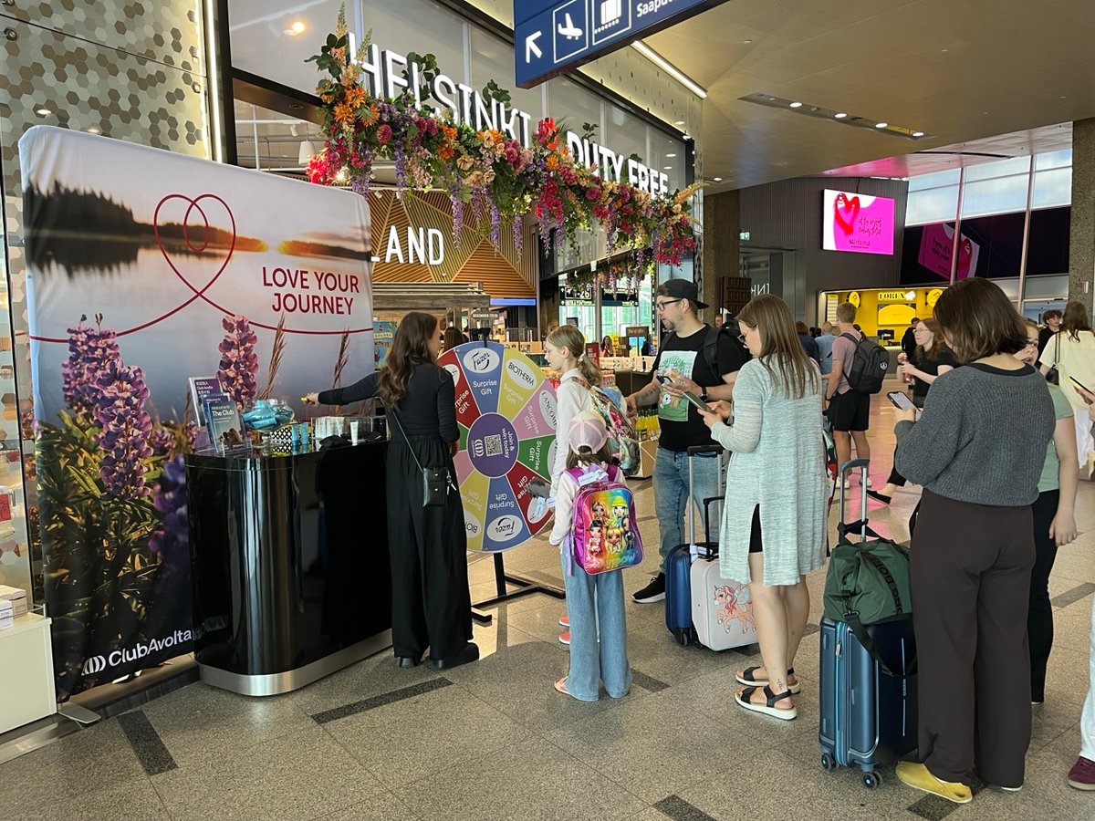 Helsinki Duty Free Activation at Helsinki-Vantaa Airport