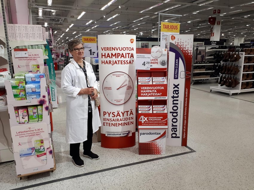 Lisi Lavonen nauttii yhä päivittäistavarakaupan teatterista