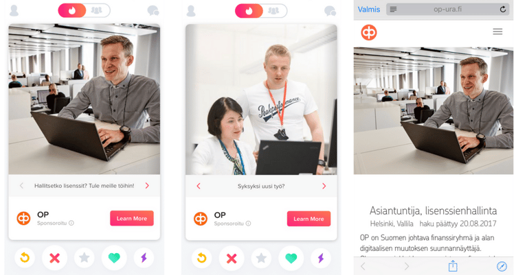 Tinder-mainonta kannattaa aloittaa nyt ja hyödyntää mainosten huomioarvo