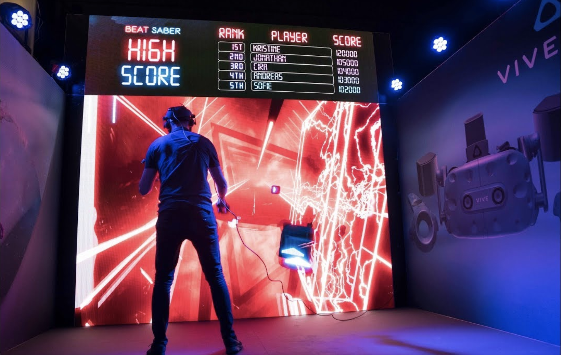 Euroopan parhaan VR-kokemuksen luominen HTC VIVEn & BEAT SABERin kanssa